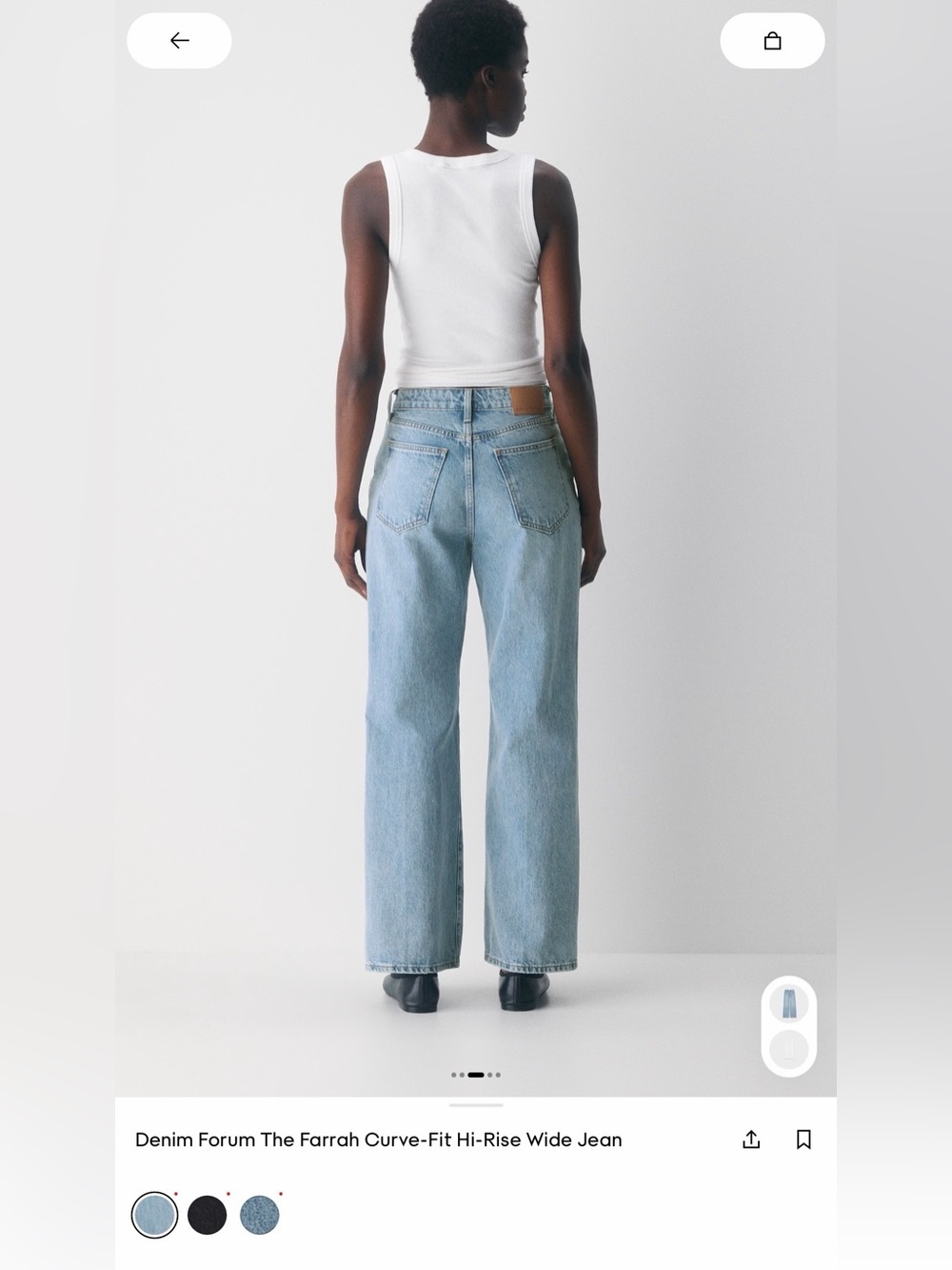 Aritzia Denim Forum size 24 jeans - Picture 2 of 5